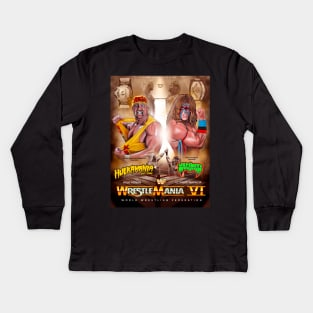 Wrestlemania 6 Kids Long Sleeve T-Shirt